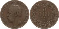 Schweden, Königreich 5 Öre Carl XV., 1859 - 1872 -