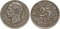 Dänemark, Königreich 25 Öre Frederik VIII., 1906 - 1912 -