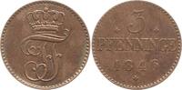 Mecklenburg-Schwerin, Großherzogtum 3 Pfennig Friedrich Franz II., 1842 - 1883 -