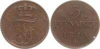 Mecklenburg-Schwerin, Großherzogtum 3 Pfennig Friedrich Franz II., 1842 - 1883 -