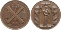 Schweiz Bronzemedaille 1886 v. Hugues Bovy, auf die 500 Jahrfeier der Schlacht bei Sempach SUP
