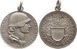 Schweiz - Waadt, Stadt Lausanne Tragbare Silbermedaille (800) Auszeichnung für Soldaten, die in den Jahren 1914 - 1919 mobilisiert wurden -