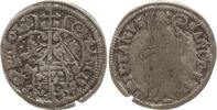 Würzburg, Bistum Schilling Franz von Hatzfeld, 1631-1642, Variante mit schräggest. Jz. und schmalem Mantel -