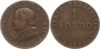 Vatikan 1 Soldo Pius IX., 1846 - 1878, An XXI -