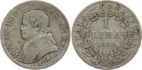 Vatikan 1 Lira Pius IX., 1846 - 1878, kleine Büste -