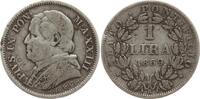 Vatikan 1 Lira Pius IX., 1846 - 1878, An XXIII -