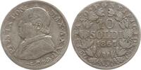 Vatikan 10 Soldi Pius IX., 1846 - 1878, An XXII -