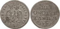 Brandenburg-Ansbach 2 1/2 Kreuzer Christian Friedrich Karl Alexander, 1757 - 1791, Schwabach -