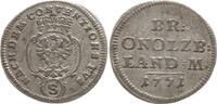 Brandenburg-Ansbach 2 1/2 Kreuzer Christian Friedrich Karl Alexander, 1757 - 1791, Schwabach -