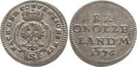 Brandenburg-Ansbach 2 1/2 Kreuzer Christian Friedrich Karl Alexander, 1757 - 1791, Schwabach -