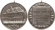 Bremen, Stadt Tragbare Silbermedaille (990) auf das 25. Jubiläumsschiessen der Bremer Schützengilde, Ansicht des Rathauses -