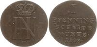 Westfalen, Königreich 1 Centime Hieronymus Napoleon, 1807 - 1813, kein Punkt hinter C -