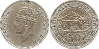 Britsch Ostafrika 50 Cents George VI., 1936 - 1952 -