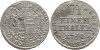 Hildesheim, Bistum 1/6 Taler Friedrich Wilhelm von Westfalen, 1763 - 1789, Typus I -