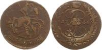 Russland 2 Kopeken Katharina II., 1762 - 1796, Moskau -