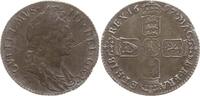 Großbritannien 1 Shilling William III., 1695 - 1701 -