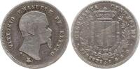 Italien 50 Centesimi Vittorio Emanuele II., Provisorische Regierung, 1859 - 1861, Florenz -