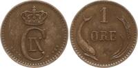 Dänemark, Königreich 1 Öre Christian IX., 1863 - 1906 -