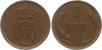 Dänemark, Königreich 1 Öre Christian IX., 1863 - 1906 -