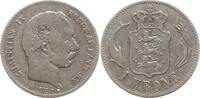 Dänemark, Königreich 1 Krone Christian IX., 1863 - 1906 -