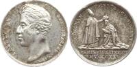 Frankreich, Königreich, Reims, Stadt Miniatur Silbermedaille Karl X., 1824 - 1830, von Gayrard, auf seine Krönung durch den Erzbischof -