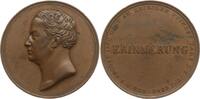 Brandenburg-Preußen, Stadt Berlin Bronzemedaille Friedrich Wilhelm III., 1797 - 1840, v. Brandt, auf seinen Tod -
