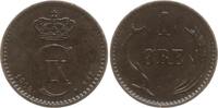 Dänemark, Königreich 1 Öre Christian IX., 1863 - 1906 -
