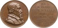 Frankreich, Königreich Bronzemedaille von Domard, auf den französischen Staatsmann Matthieu Mole, 1584 - 1656 -