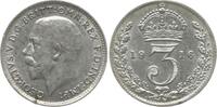Großbritannien 3 Pence George V., 1910 - 1936 -