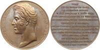 Frankreich, Königreich, Valence Bronzemedaille Karl X., 1824-1830, v. De Puymaurin und Caqué, Pont de la Roche-De-Glun -
