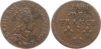 Frankreich, Königreich Liard de France Ludwig XIV., 1643 - 1715, Limoges -