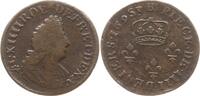 Frankreich, Königreich Quatre deniers de Strasbourg Ludwig XIV., 1643 - 1715, Straßburg -