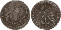 Frankreich, Königreich 4 sols aux 2 L Ludwig XIV., 1643 - 1715, Dijon, réformation -