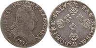 Frankreich, Königreich 10 Sols aux 4 couronnes de Metz Ludwig XIV., 1643 - 1715 -