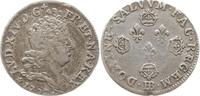 Frankreich, Königreich 10 Sols aux 4 couronnes de Strasbourg Ludwig XIV., 1643 - 1715, Straßburg -