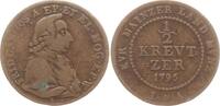 Mainz, Erzbistum 1/2 Kreuzer Friedrich Karl Joseph von Erthal, 1774 - 1802 -