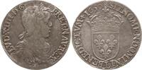 Frankreich, Königreich 1/2 Ecu à la mèche longue Ludwig XIV., 1643 - 1715, Bayonne -