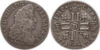 Frankreich, Königreich 1/4 Ecu aux 8 L Ludwig XIV., 1643 - 1715, Lyon, réformation -