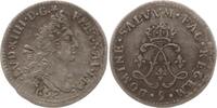 Frankreich, Königreich 4 sols aux 2 L Ludwig XIV., 1643 - 1715, Rennes -