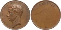Frankreich, 2. Republik Bronzemedaille von Merley, auf die Volljährigkeit Eugene Napoleon, Sohn Napoleons III. -