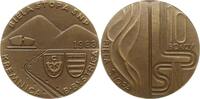 Stadt Kremnitz (Kremnica) Bronzemedaille Münze Kremnitz (St. Mincovna Kremnica), Ski Marathon Biela Stopa SNP -