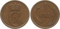 Dänemark, Königreich 1 Öre Christian IX., 1863 - 1906 -