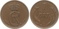 Dänemark, Königreich 1 Öre Christian IX., 1863 - 1906 -