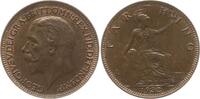 Großbritannien Farthing George V., 1910 - 1936 -