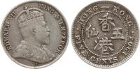 Hong Kong 5 Cents Edward VII., 1901 - 1910 -