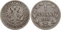 Finnland 1 Markka Alexander II. von Russland, 1855 - 1881 -