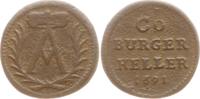 Sachsen-Coburg, Herzogtum Kupfer-Heller Albrecht III., 1680 - 1699 -