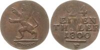Hessen - Kassel 1/24 Taler Wilhelm IX., 1785 - 1803, Zeitgenössische Cu - Fälschung, interessant -
