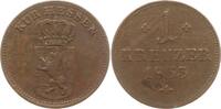 Hessen-Kassel 1 Kreuzer Wilhelm II., 1831 - 1847, Prägungen für Oberhessen, Hanau und Fulda -