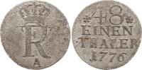 Brandenburg-Preußen 1/48 Taler Friedrich II., 1740 - 1786, Berlin, Beizeichen Rosetten -